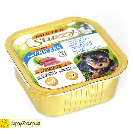Mister Stuzzy Dog Puppy Мистер Штузи корм для щенков, паштет, 150 г