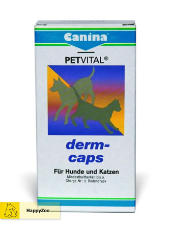 PETVITAL Derm Caps (петиваль дерм капс) способствует усвоению витаминов PETVITAL Derm Caps (петиваль дерм капс) способствует усвоению витаминов