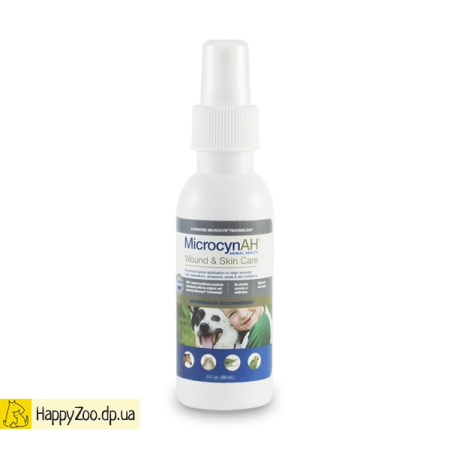 Microcyn Микроцин Wound&Skin; Care Liquid спрей для обработки ран и ухода за кожей всех видов животных, спрей-жидкость
